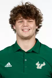 Colin Bellomy headshot taken on January 16, 2025.
(Carl Schmid / University of South Florida Athletics)
