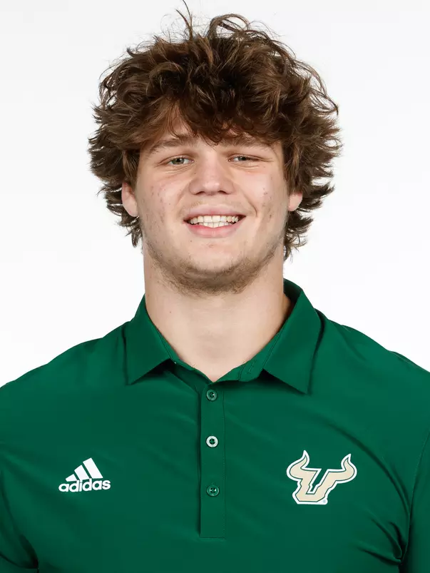 Colin Bellomy headshot taken on January 16, 2025.
(Carl Schmid / University of South Florida Athletics)