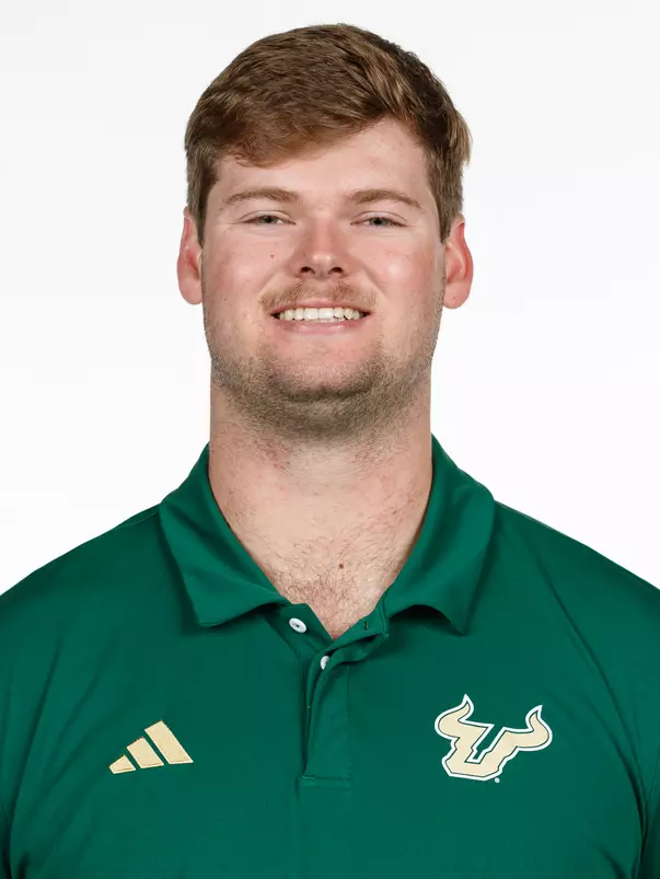 Connor McLaughlin headshot taken on January 16, 2025.
(Carl Schmid / University of South Florida Athletics)