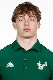 Gavin Leach headshot taken on January 16, 2025.
(Carl Schmid / University of South Florida Athletics)