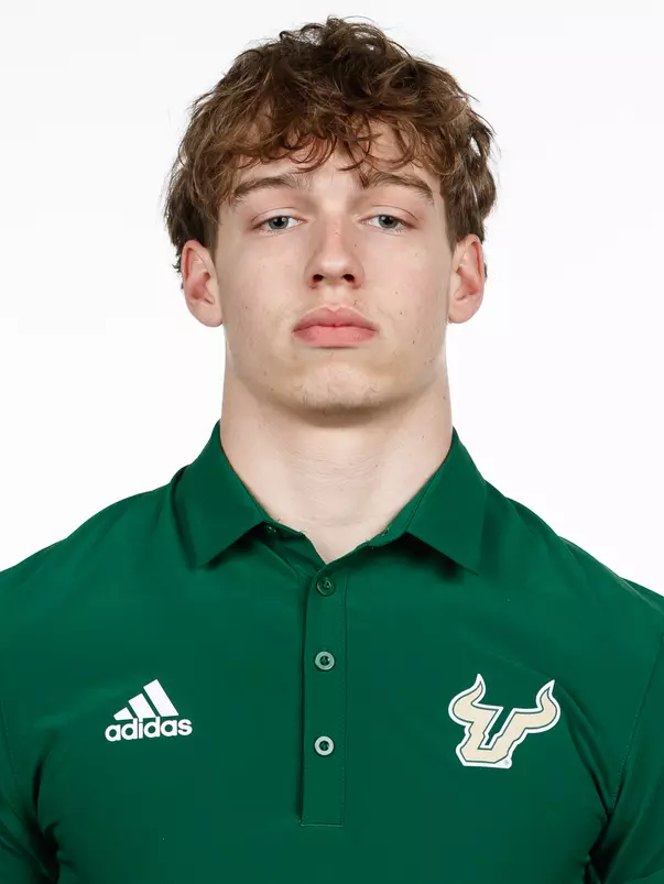 Gavin Leach headshot taken on January 16, 2025.
(Carl Schmid / University of South Florida Athletics)