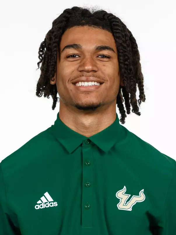 Kory Pettigrew headshot taken on January 16, 2025.
(Carl Schmid / University of South Florida Athletics)