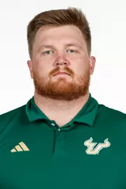 Thomas Shrader headshot taken on January 16, 2025.
(Carl Schmid / University of South Florida Athletics)