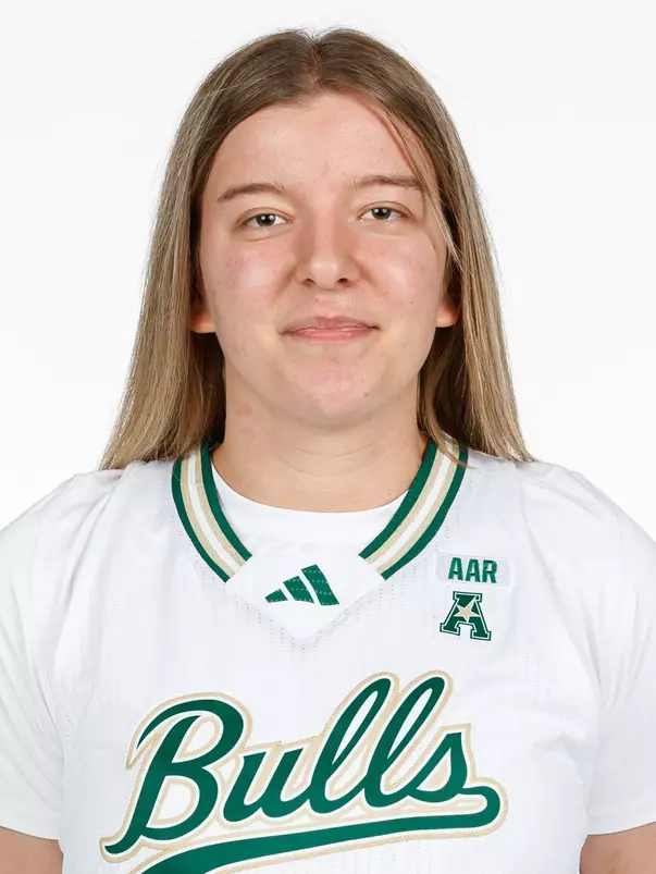 Lana Vukcevic headshot taken on January 17, 2025.
(Carl Schmid / University of South Florida Athletics)