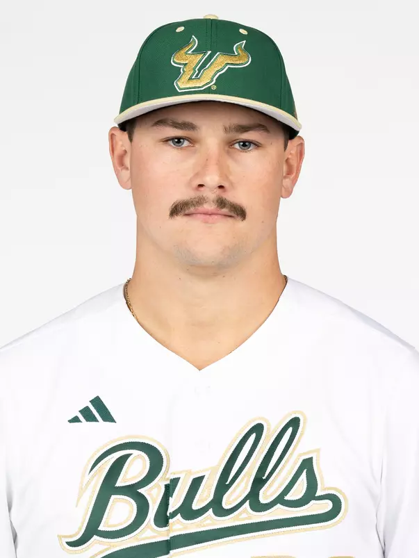 Cal Pundsack headshot taken during 2025 South Florida Baseball media day on January 24, 2025.
(Chris Henry / University of South Florida Athletics)