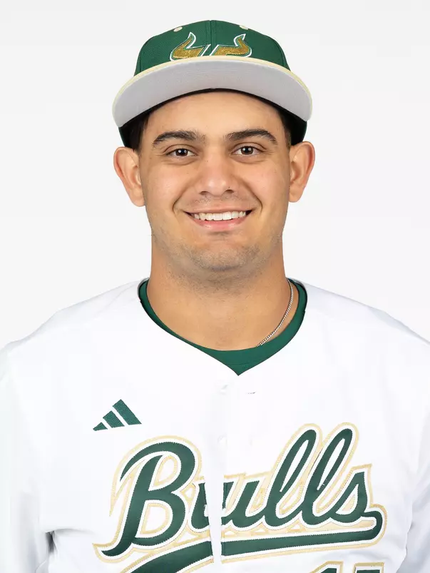 Carlos Jacome headshot taken during 2025 South Florida Baseball media day on January 24, 2025.
(Chris Henry / University of South Florida Athletics)