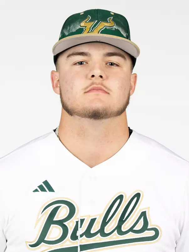 Carter Murphy headshot taken during 2025 South Florida Baseball media day on January 24, 2025.
(Chris Henry / University of South Florida Athletics)