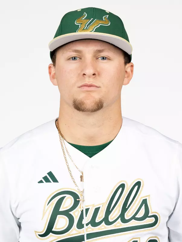 Dawson Mock headshot taken during 2025 South Florida Baseball media day on January 24, 2025.
(Chris Henry / University of South Florida Athletics)