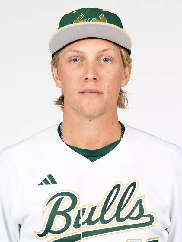 Evan Koehler headshot taken during 2025 South Florida Baseball media day on January 24, 2025.
(Chris Henry / University of South Florida Athletics)
