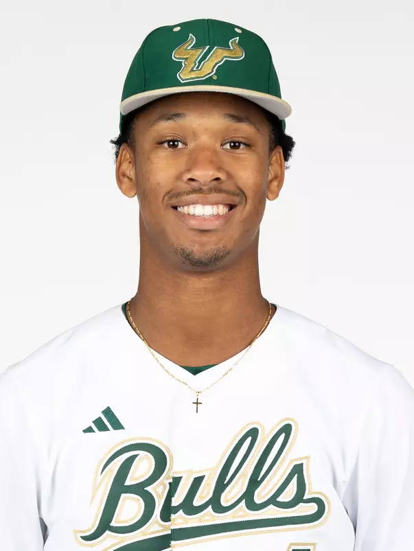 Jackson Mayo headshot taken during 2025 South Florida Baseball media day on January 24, 2025.
(Chris Henry / University of South Florida Athletics)