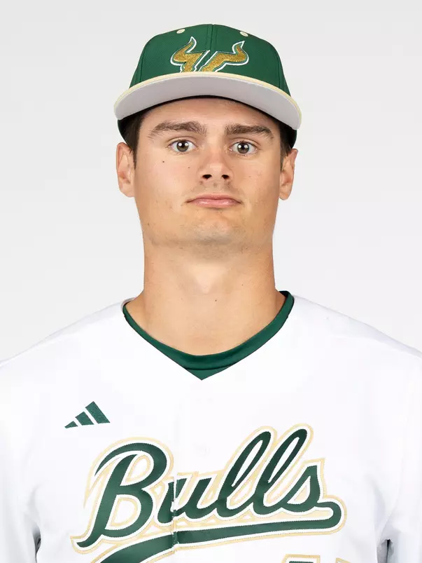 James Hill headshot taken during 2025 South Florida Baseball media day on January 24, 2025.
(Chris Henry / University of South Florida Athletics)