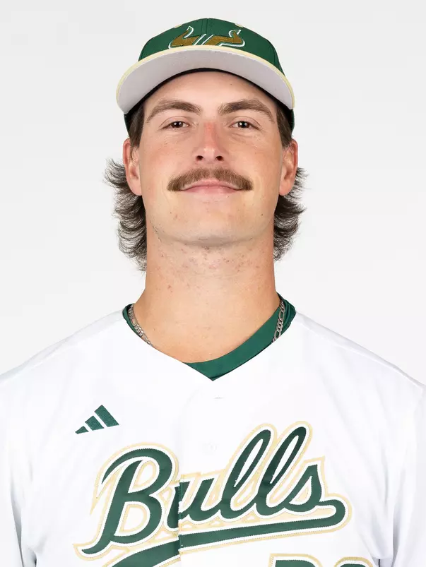 Matthew Brown headshot taken during 2025 South Florida Baseball media day on January 24, 2025.
(Chris Henry / University of South Florida Athletics)