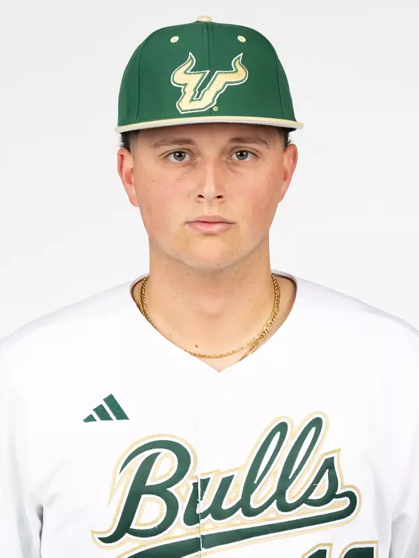 Niko Benestad headshot taken during 2025 South Florida Baseball media day on January 24, 2025.
(Chris Henry / University of South Florida Athletics)