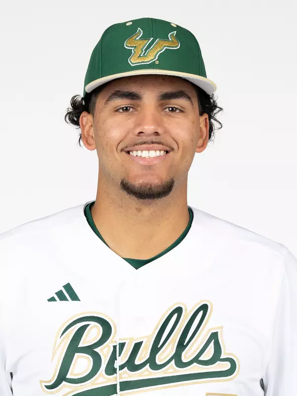Rafael Betancourt headshot taken during 2025 South Florida Baseball media day on January 24, 2025.
(Chris Henry / University of South Florida Athletics)