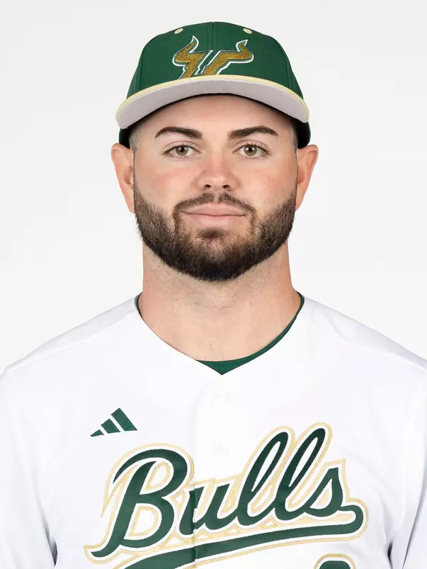 Sebastian Greico headshot taken during 2025 South Florida Baseball media day on January 24, 2025.
(Chris Henry / University of South Florida Athletics)