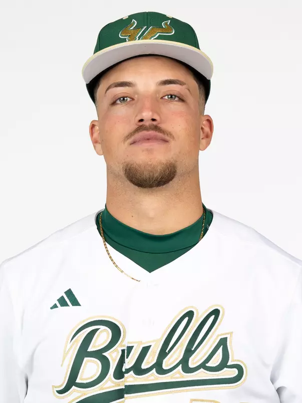 Lex Sanchez headshot taken during 2025 South Florida Baseball media day on January 24, 2025.
(Chris Henry / University of South Florida Athletics)
