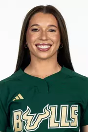 Alanah Rivera headshot taken during 2025 South Florida Softball media day on January 9, 2025.
(Aschley Joseph / University of South Florida Athletics)
