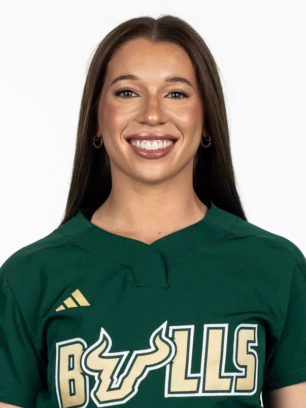 Alanah Rivera headshot taken during 2025 South Florida Softball media day on January 9, 2025.
(Aschley Joseph / University of South Florida Athletics)