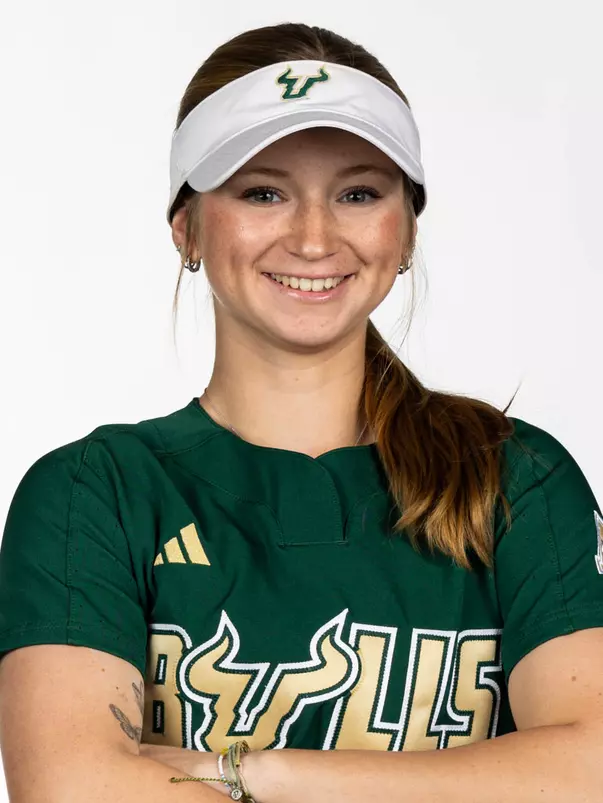 Alice DeWaters headshot taken during 2025 South Florida Softball media day on January 9, 2025.
(Aschley Joseph / University of South Florida Athletics)
