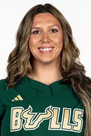 Alicea Pepitone headshot taken during 2025 South Florida Softball media day on January 9, 2025.
(Stephen Galvin / University of South Florida Athletics)