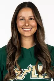 Allana Consolazio headshot taken during 2025 South Florida Softball media day on January 9, 2025.
(Aschley Joseph / University of South Florida Athletics)