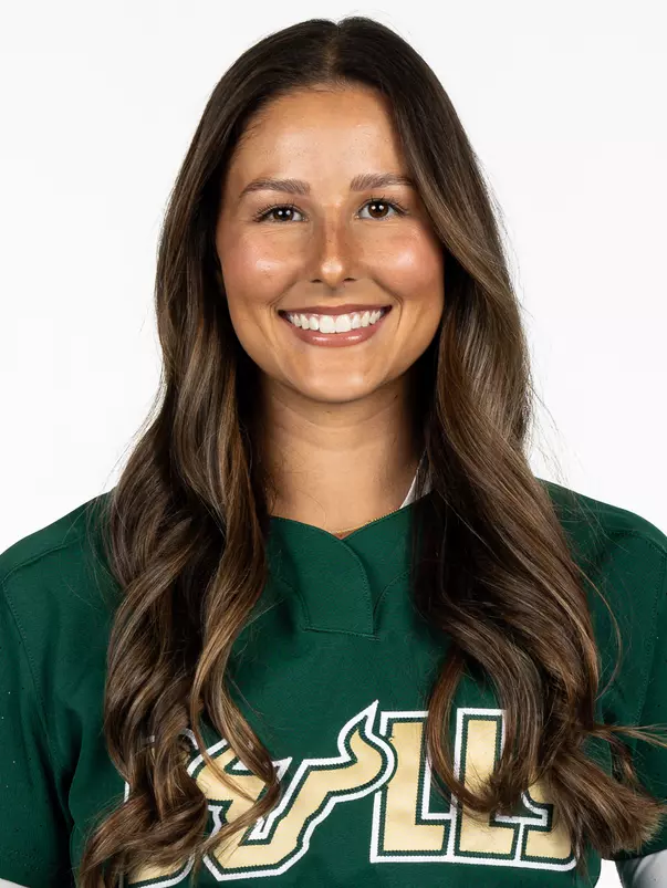 Allana Consolazio headshot taken during 2025 South Florida Softball media day on January 9, 2025.
(Aschley Joseph / University of South Florida Athletics)