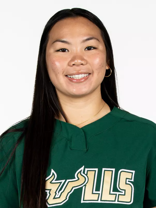 Belle Sardja headshot taken during 2025 South Florida Softball media day on January 9, 2025.
(Aschley Joseph / University of South Florida Athletics)