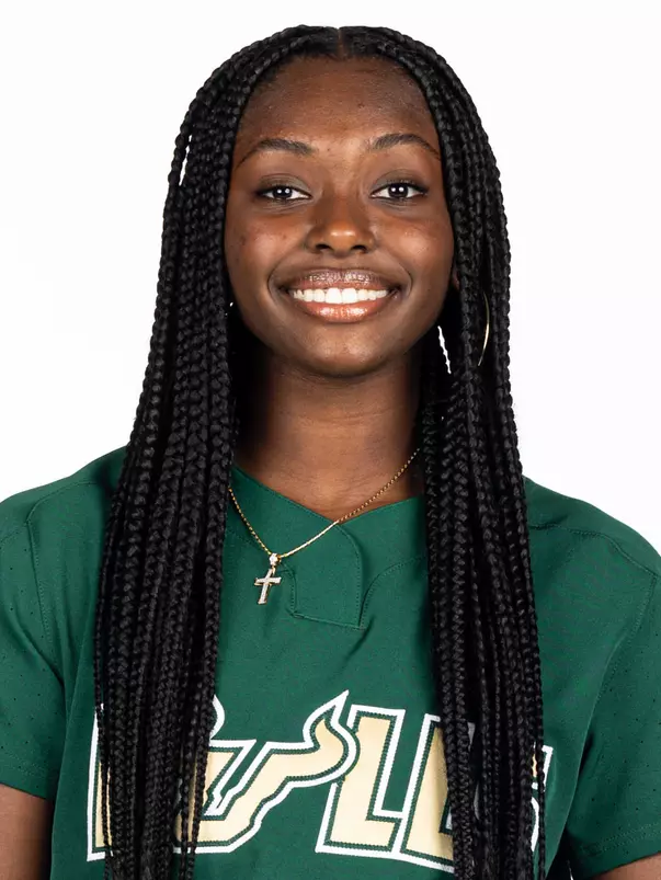 DaNia Brooks headshot taken during 2025 South Florida Softball media day on January 9, 2025.
(Aschley Joseph / University of South Florida Athletics)