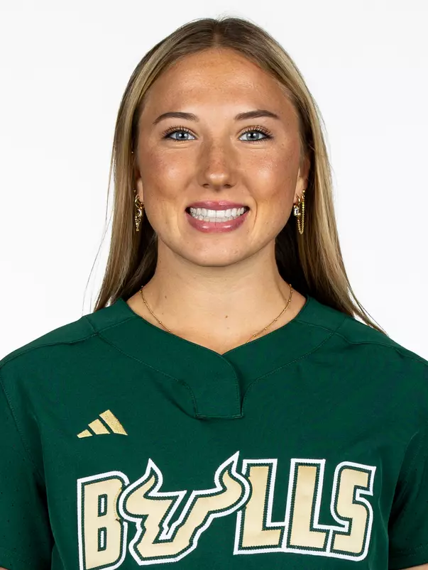 Hannah Marien headshot taken during 2025 South Florida Softball media day on January 9, 2025.
(Aschley Joseph / University of South Florida Athletics)