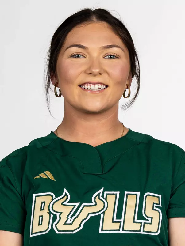 Josie Foreman headshot taken during 2025 South Florida Softball media day on January 9, 2025.
(Aschley Joseph / University of South Florida Athletics)