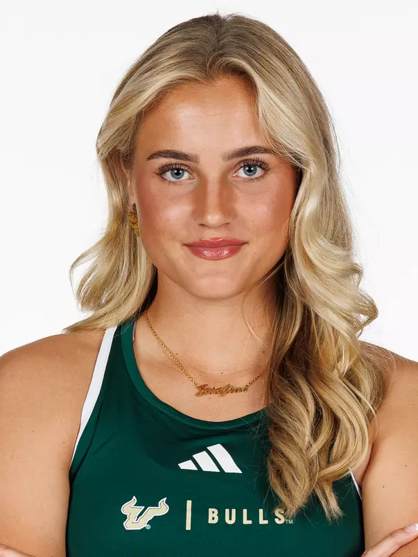 Josefine Falster during 2025 South Florida Women's Tennis media day on October 7, 2025.