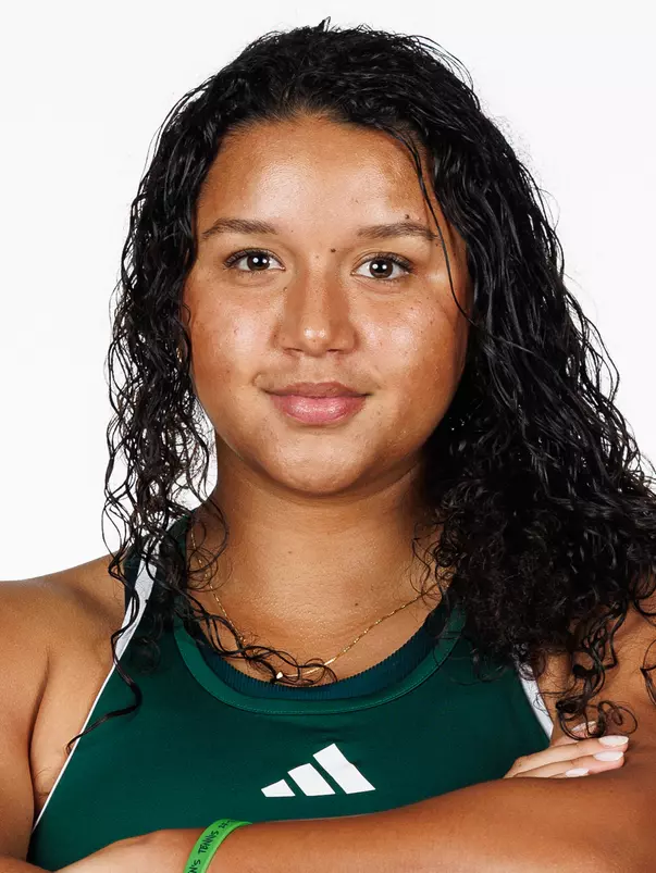 Kelly Vargas during 2025 South Florida Women's Tennis media day on October 7, 2025.