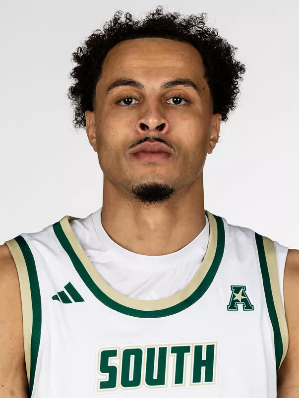 Devin Haid headshot taken during 2025 South Florida Men's Basketball media day on October 8, 2025.