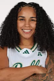 Edyn Battle headshot taken during 2025 South Florida Women's Basketball media day on October 10, 2025.