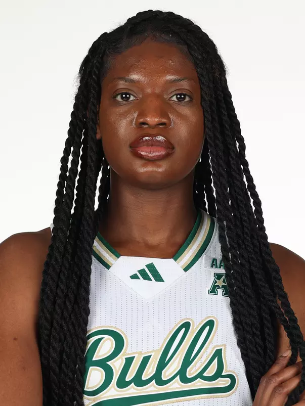 Fatou Diakite headshot taken during 2025 South Florida Women's Basketball media day on October 10, 2025.