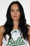 Janette Aarnio headshot taken during 2025 South Florida Women's Basketball media day on October 10, 2025.