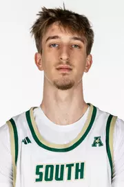 Joseph Pinion headshot taken during 2025 South Florida Men's Basketball media day on October 8, 2025.