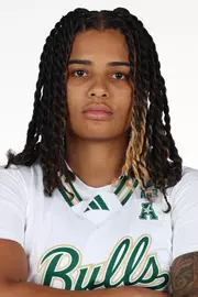 Kristen Lewis-Williams headshot taken during 2025 South Florida Women's Basketball media day on October 10, 2025.