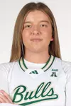 Lana Vukcevic headshot taken during 2025 South Florida Women's Basketball media day on October 10, 2025.