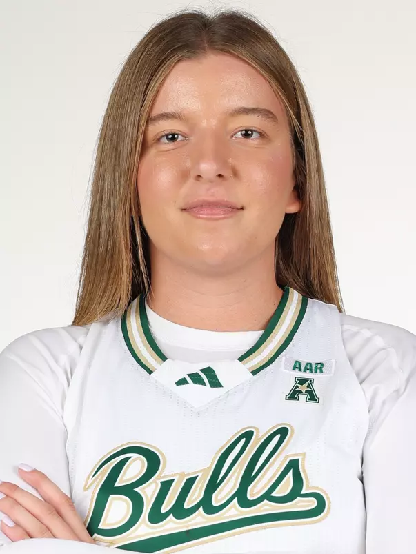 Lana Vukcevic headshot taken during 2025 South Florida Women's Basketball media day on October 10, 2025.