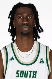 Onyx Nnani headshot taken during 2025 South Florida Men's Basketball media day on October 8, 2025.
