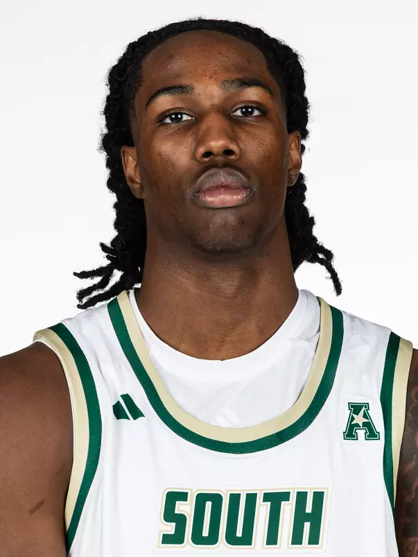 Tristan Beckford headshot taken during 2025 South Florida Men's Basketball media day on October 8, 2025.