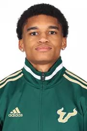 Cayden Broadnax headshot taken during 2025 South Florida Track & Field media day on October 10, 2025.