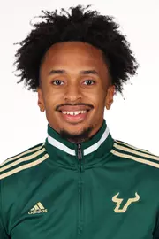 Davien Worrels headshot taken during 2025 South Florida Track & Field media day on October 10, 2025.