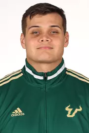 Kaden Banks headshot taken during 2025 South Florida Track & Field media day on October 10, 2025.