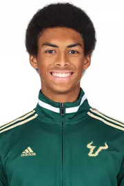 Payton Pitts headshot taken during 2025 South Florida Track & Field media day on October 10, 2025.