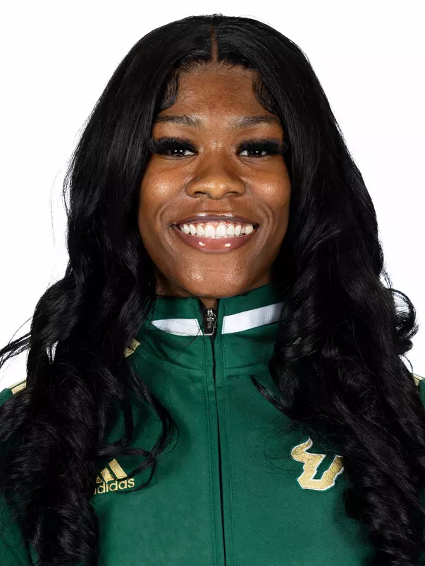 Adalin Robinson during 2025 South Florida Track & Field media day on October 9, 2025.