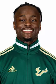 Darian Mills during 2025 South Florida Track & Field media day on October 9, 2025.