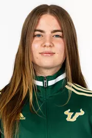 Ella Dolce during 2025 South Florida Track & Field media day on October 10, 2025.