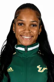 Jada Wilson during 2025 South Florida Track & Field media day on October 9, 2025.